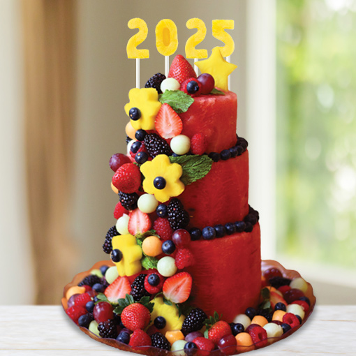 Premium Berry New Year Cake 2025