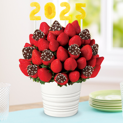 Snowy Berry Bouquet New Year 2025