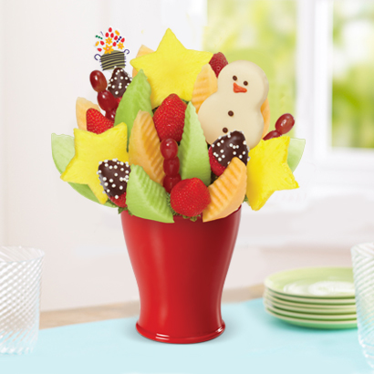 Christmas Snowman Daisy | Edible Arrangements®