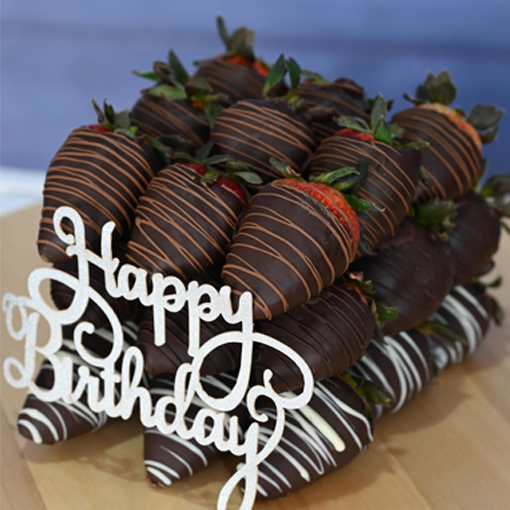 Birthday Swizzle Strawberry Cake | Edible Arrangements®